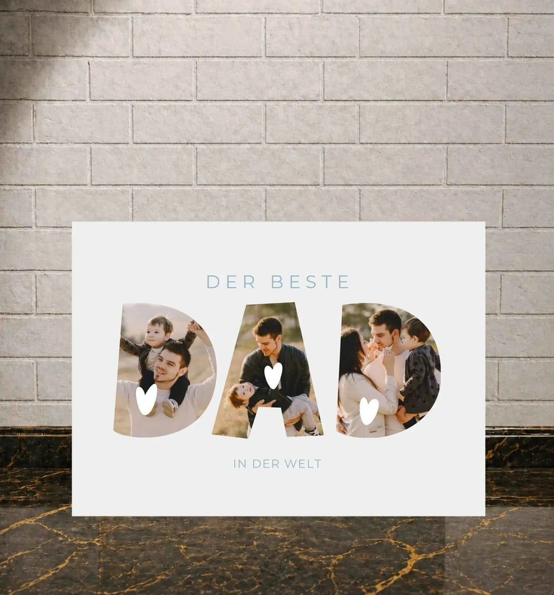 Personalisiertes Vatertagsgeschenk – Poster für Papa
