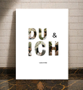Du & Ich als personalisiertes Poster nach eigenem Foto