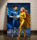 Hero Animated als personalisierte Leinwand nach eigenem Foto