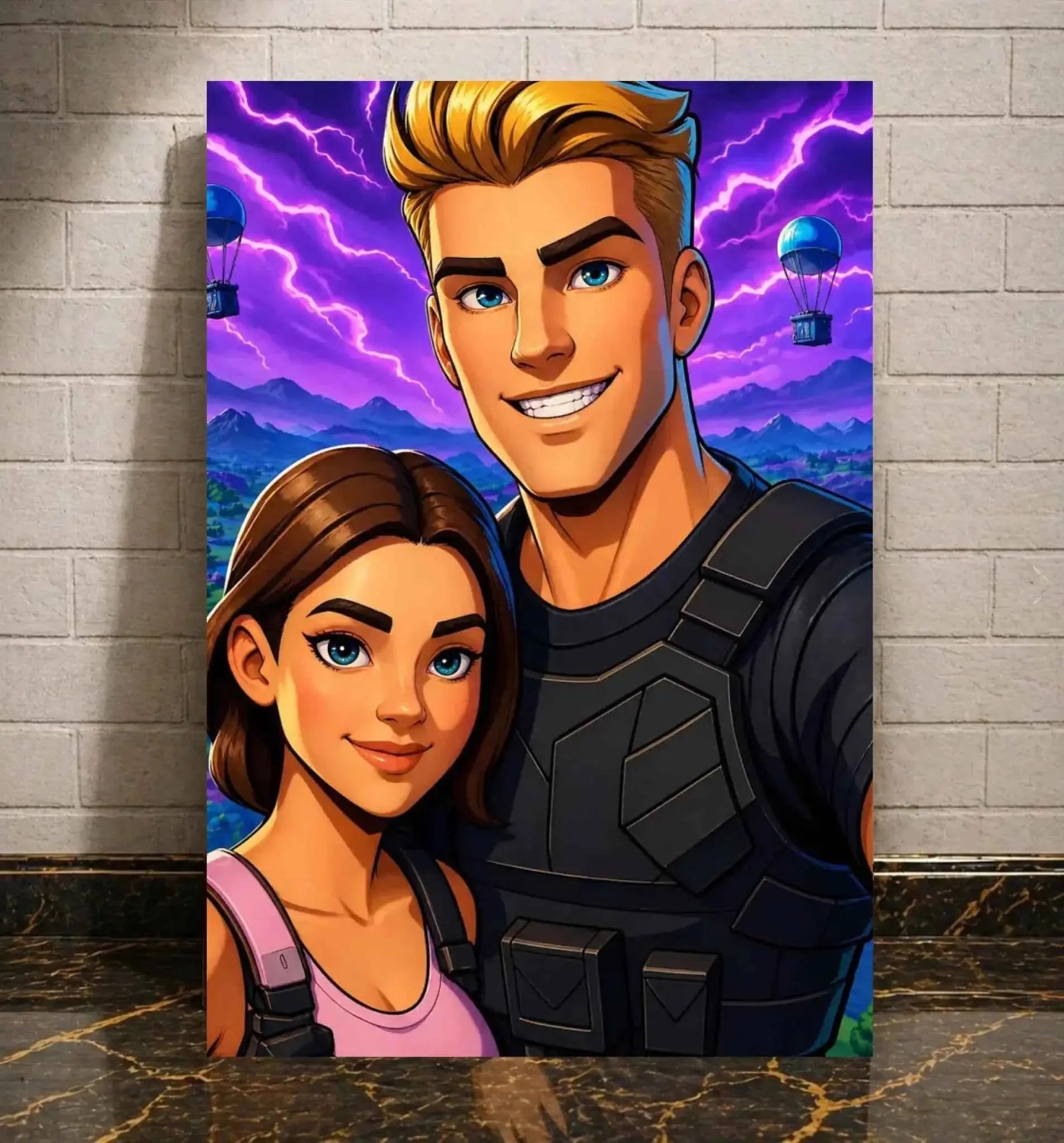 Personalisierte Fortnite Leinwand – Dein individuelles Gaming-Kunstwerk