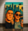 Personalisierte GTA Leinwand - Dein individuelles Gaming-Portrait im unverwechselbaren Stil