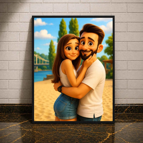 Personalisierte Leinwand - Animiertes Portrait