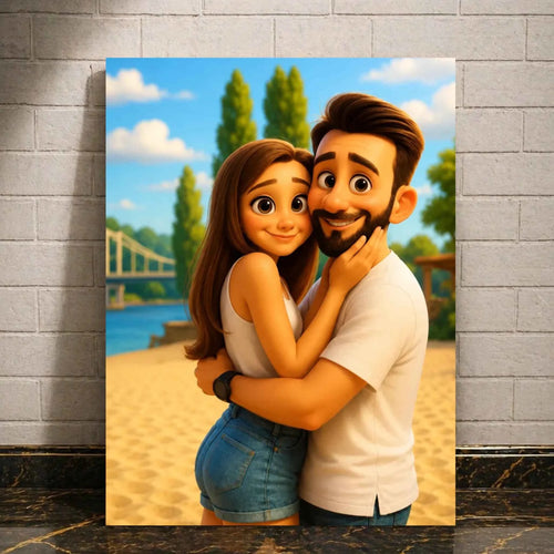 Personalisierte Leinwand - Animiertes Portrait