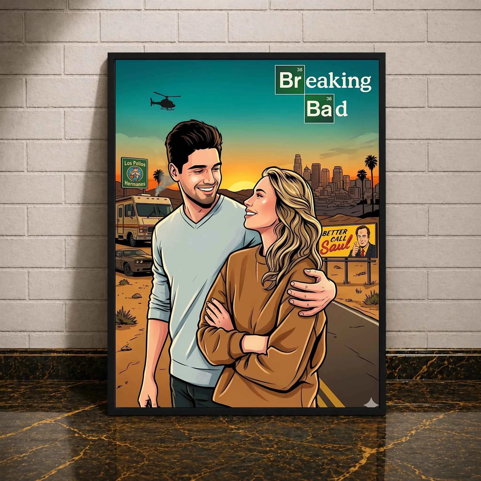 Personalisierte Leinwand -Breakingbad Poster