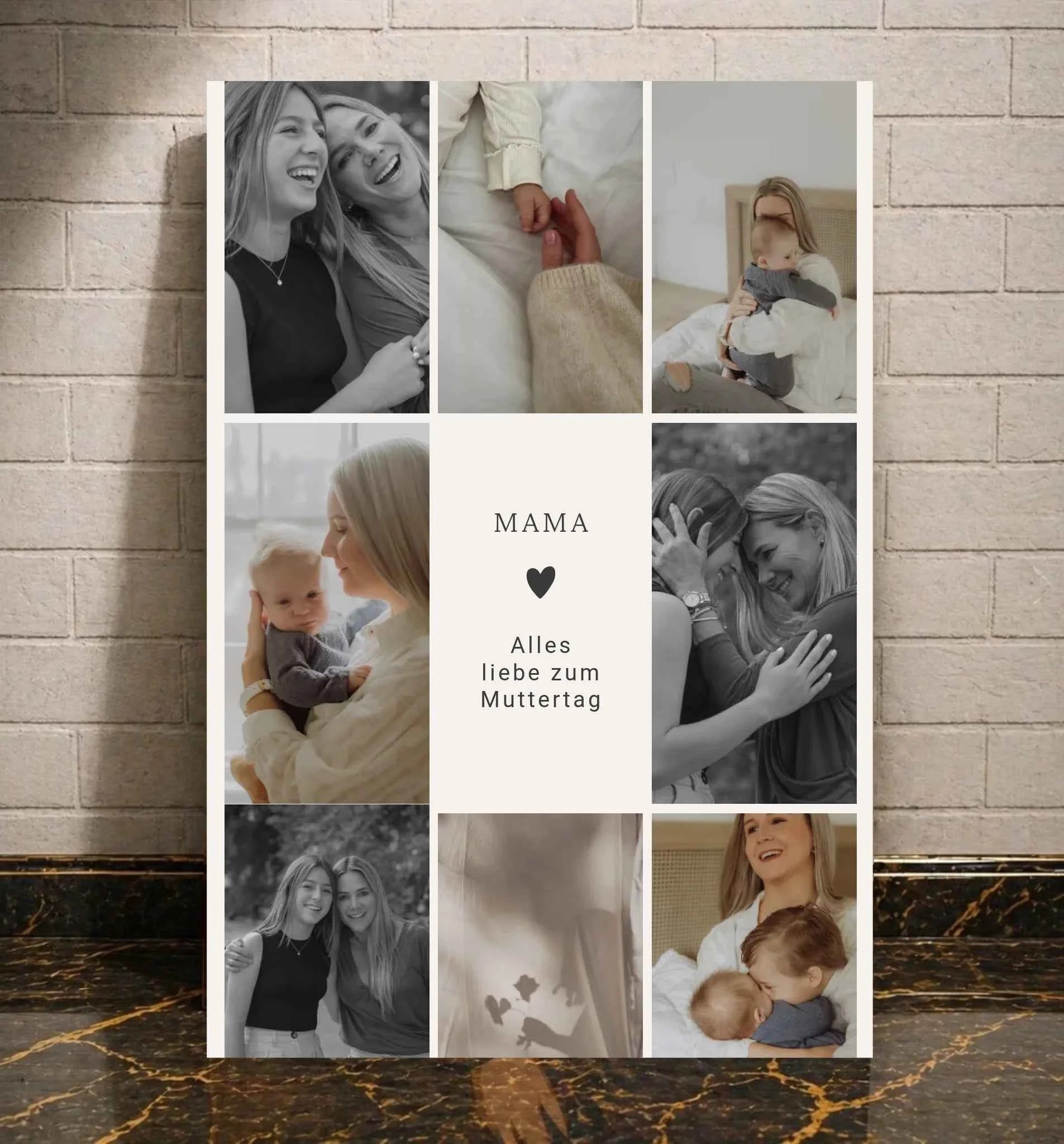 Personalisierte Leinwand - Mama