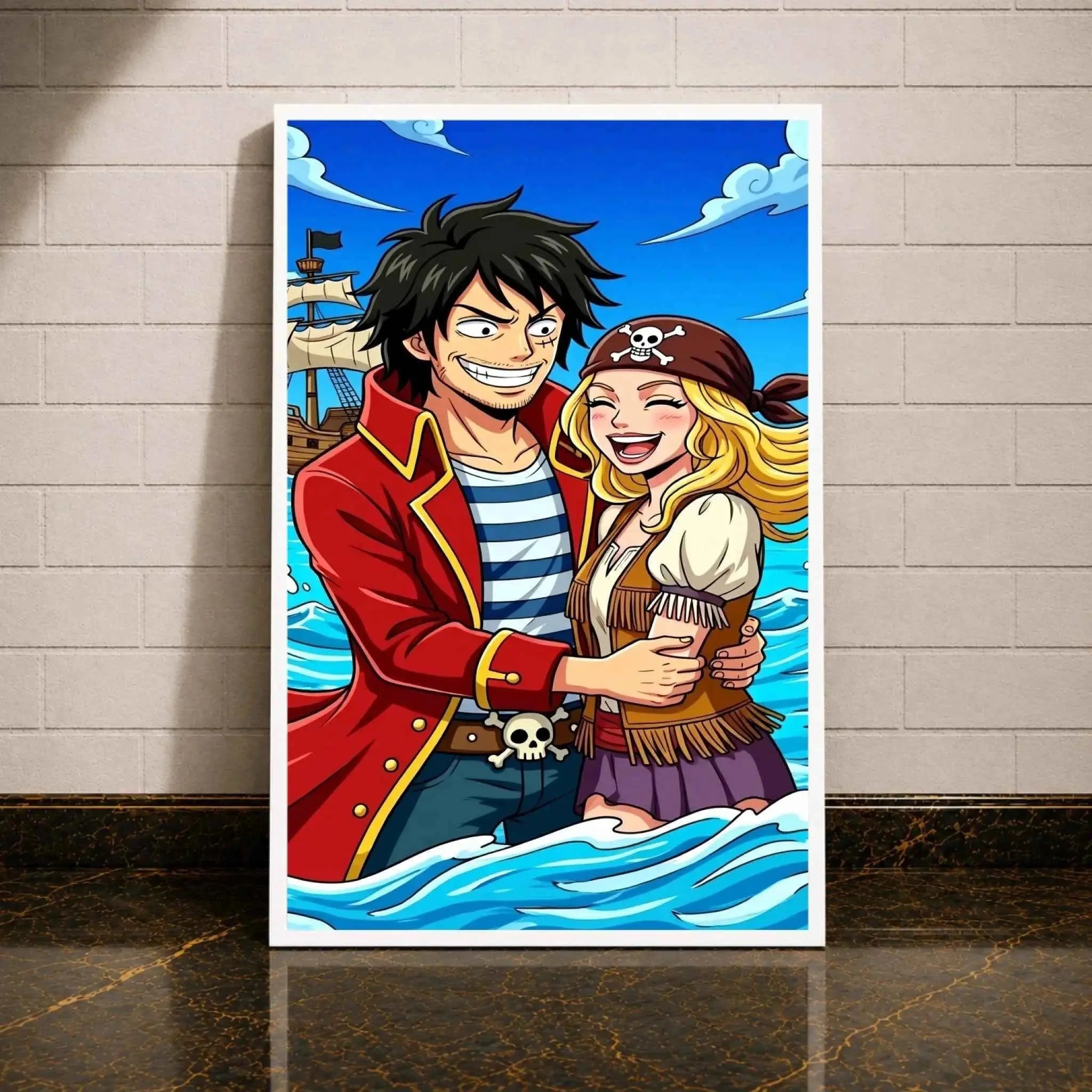 Personalisierte One Piece Leinwand – Werde Teil der Strohhutbande
