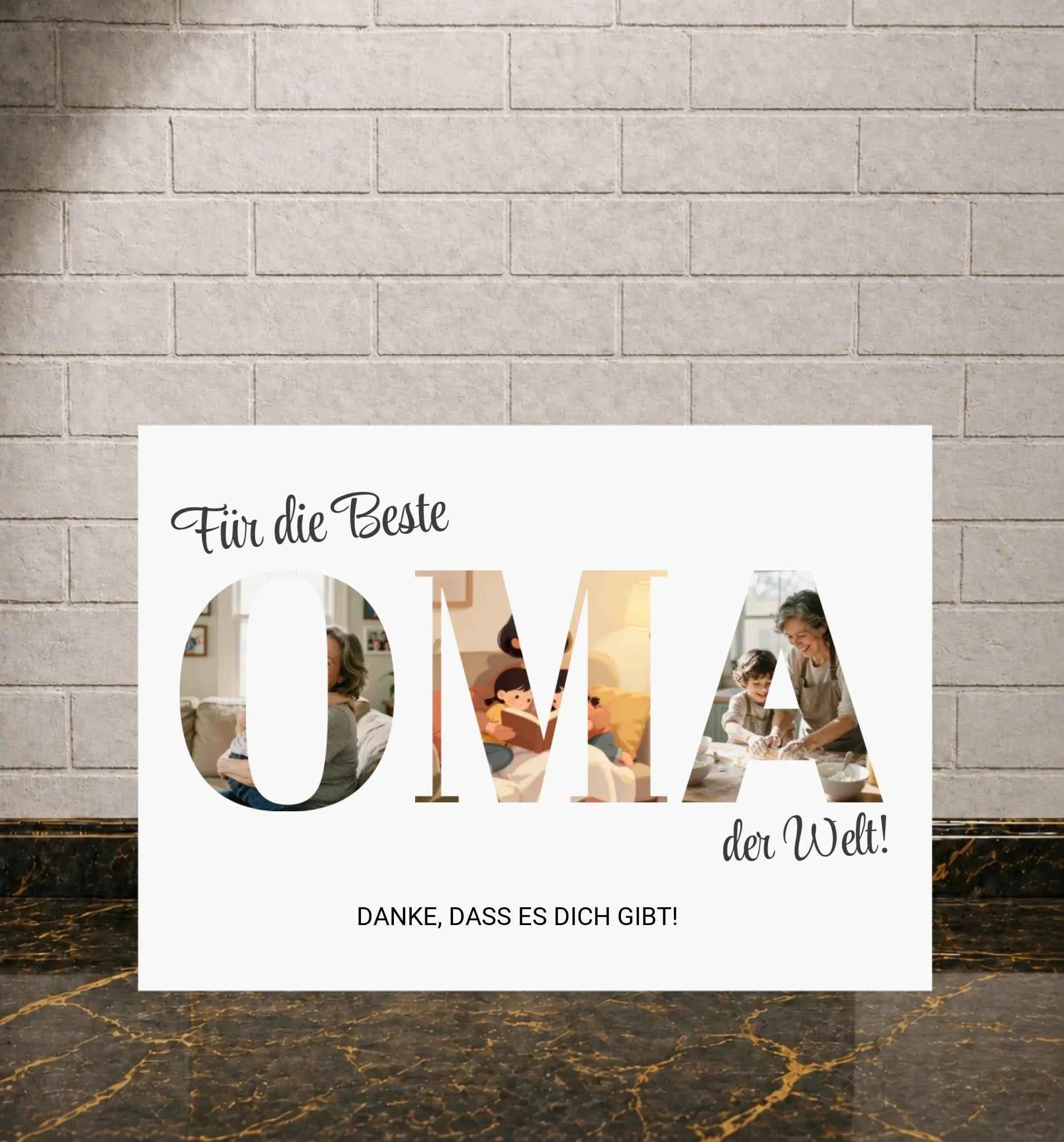 Personalisierte Poster - Beste Oma