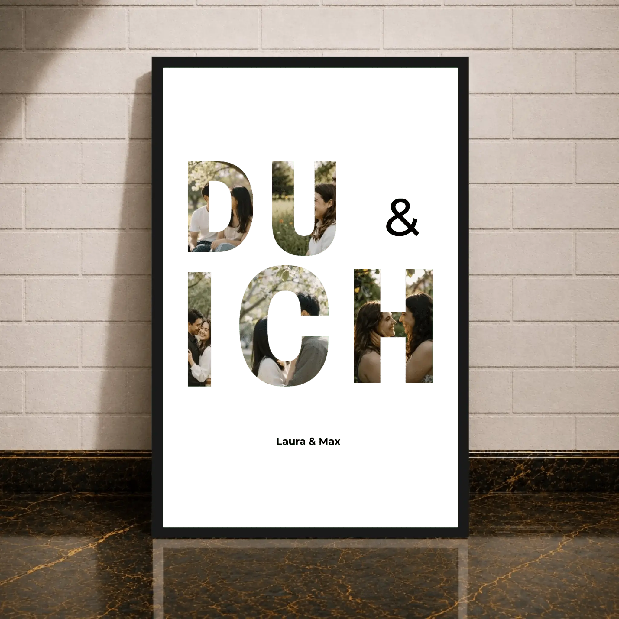 Personalisierte Poster - Du & Ich - liebehier