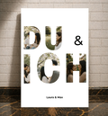 Personalisierte Poster - Du & Ich - liebehier