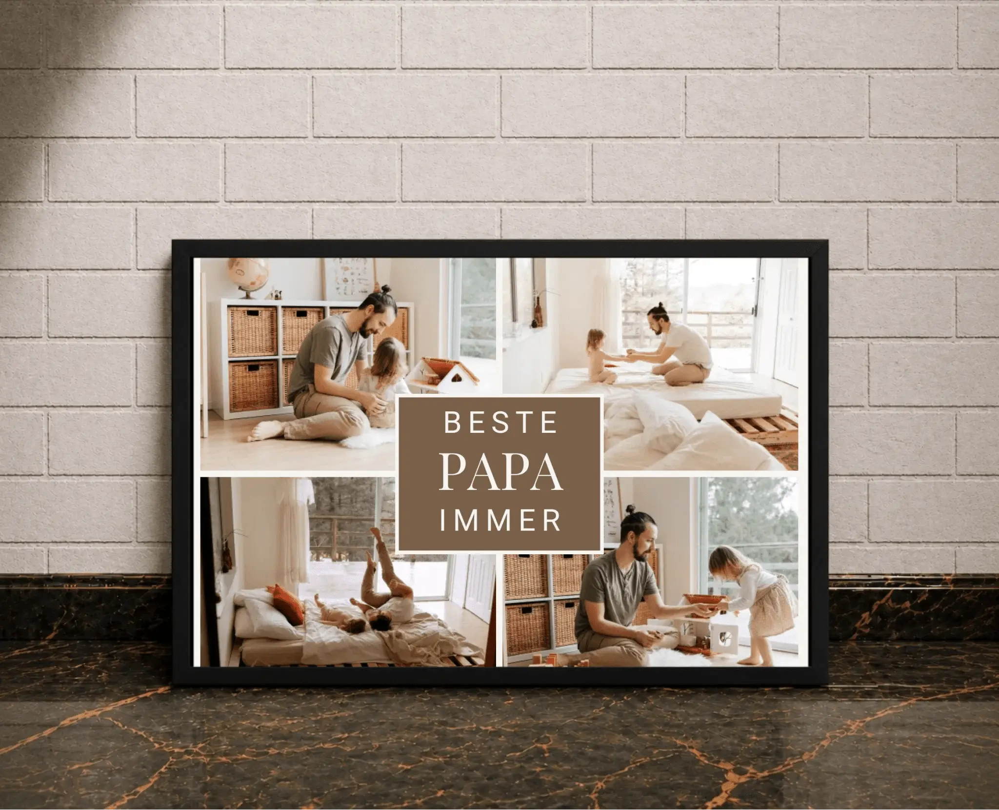 Personalisierte Poster – Für den besten Papa - liebehier