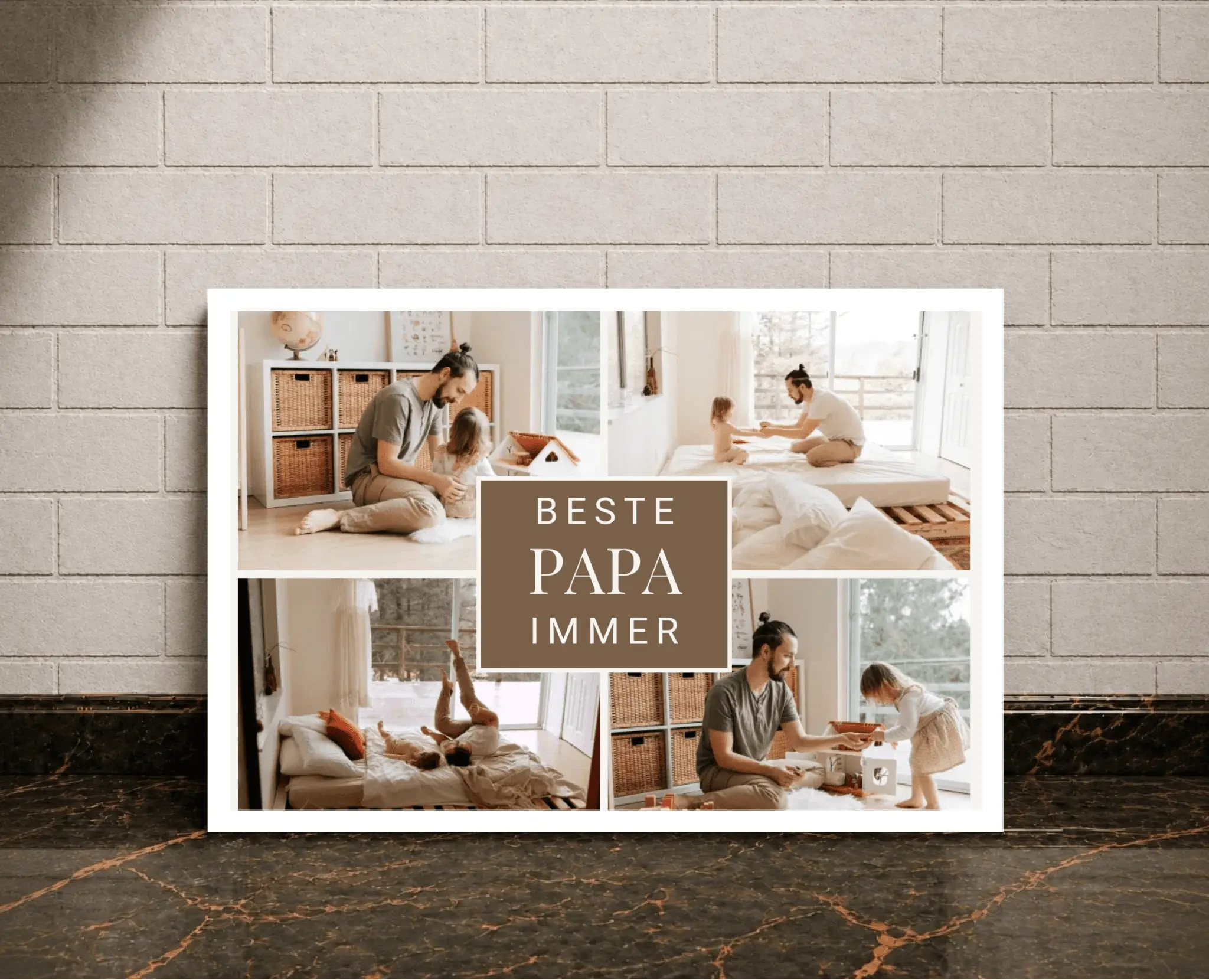 Personalisierte Poster – Für den besten Papa - liebehier