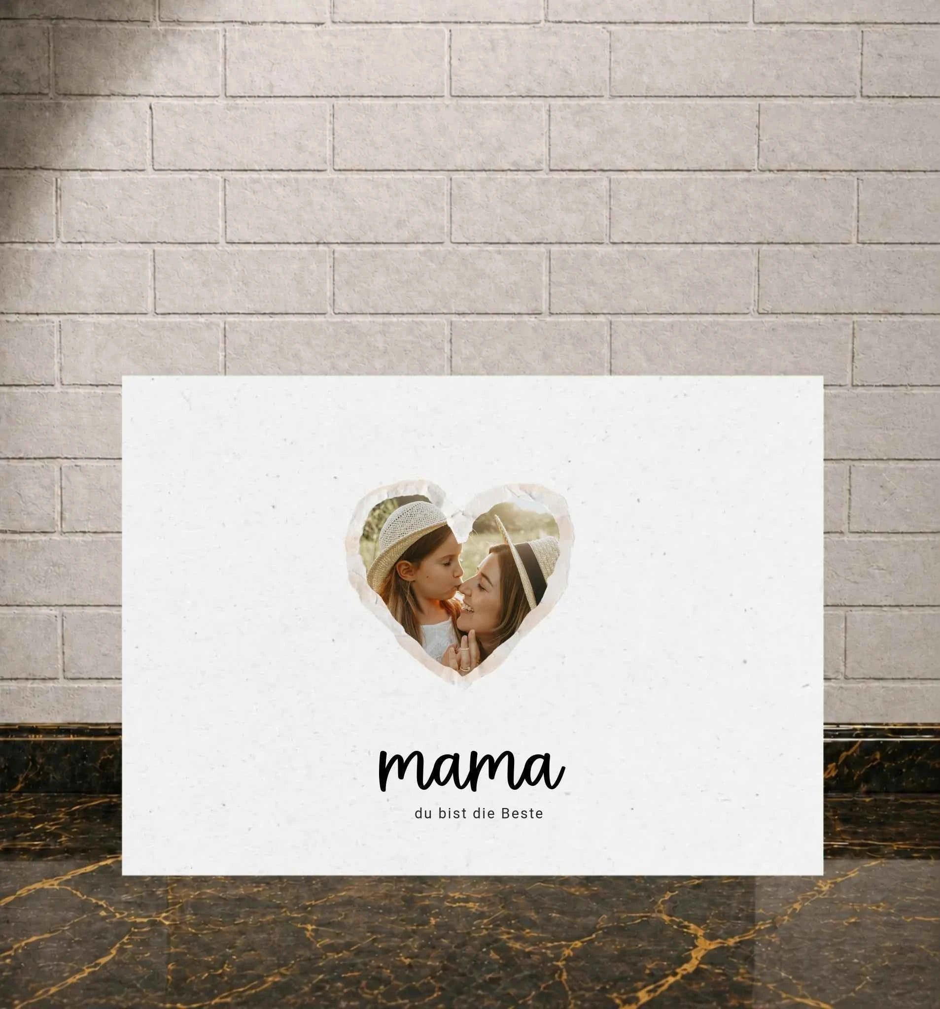 Personalisierte Poster -Mama, du bist die Beste