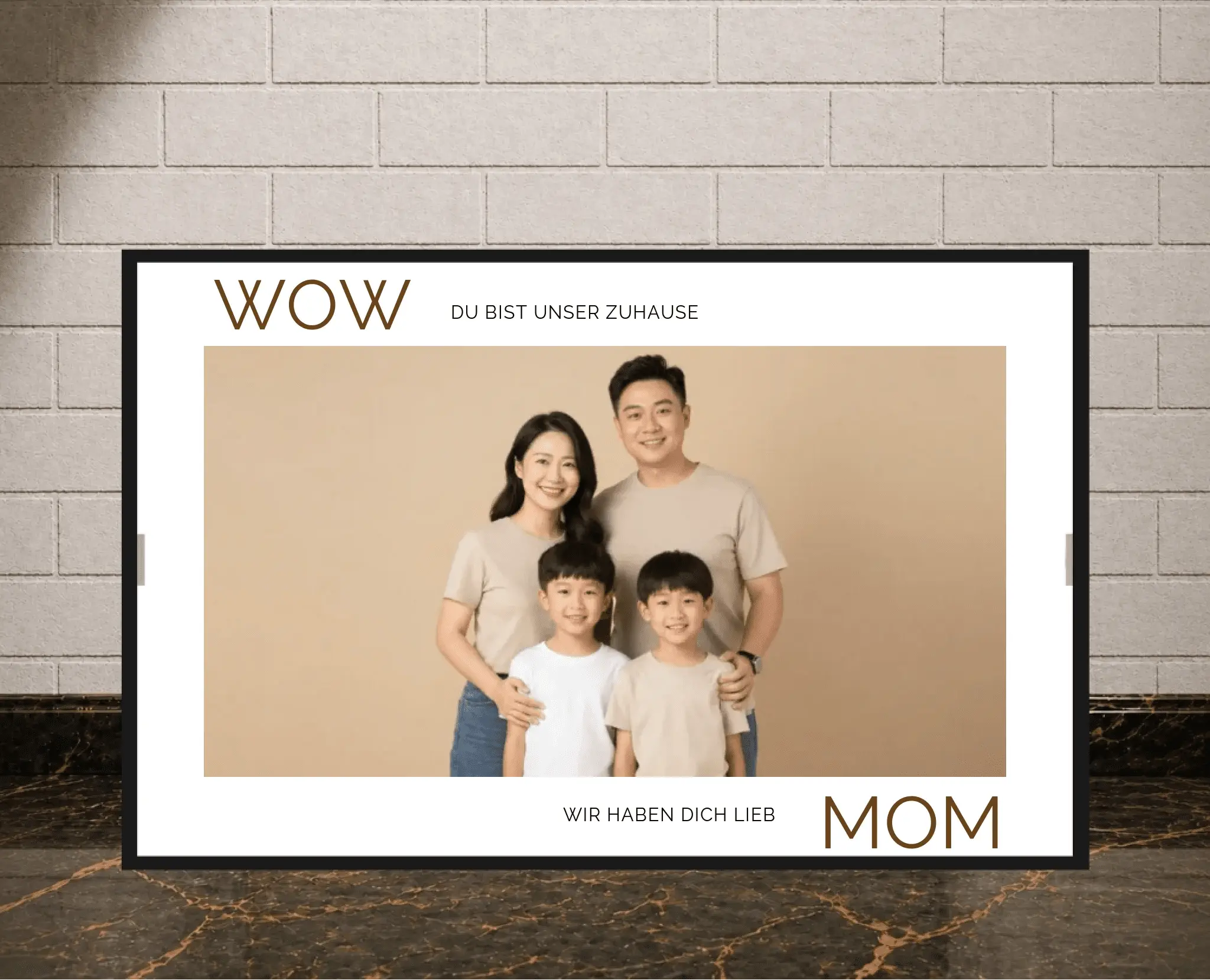 Personalisierte Poster - Wow Mom - liebehier