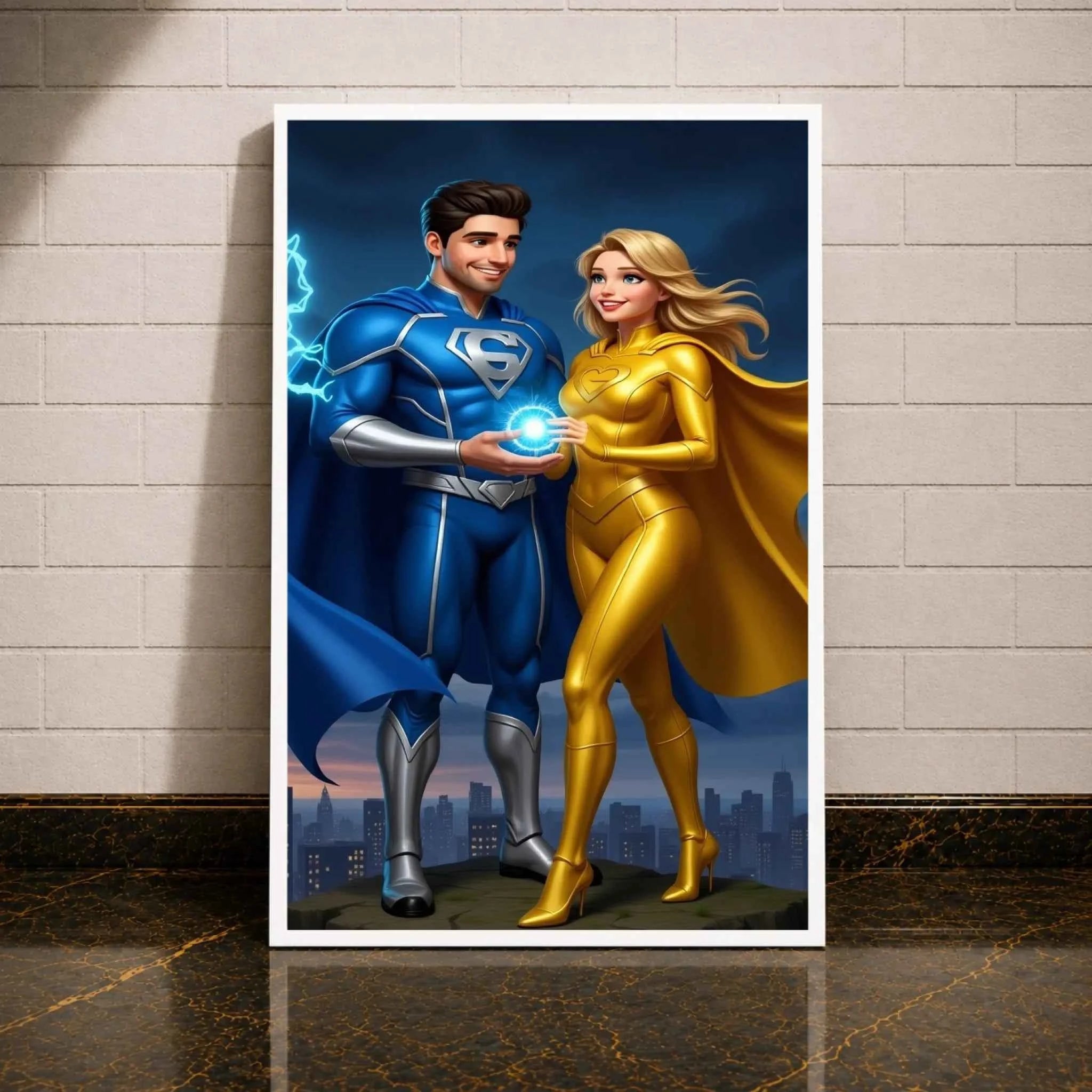 Personalisierte Superhelden Leinwand – Dein individuelles Kunstwerk für mehr Selbstvertrauen
