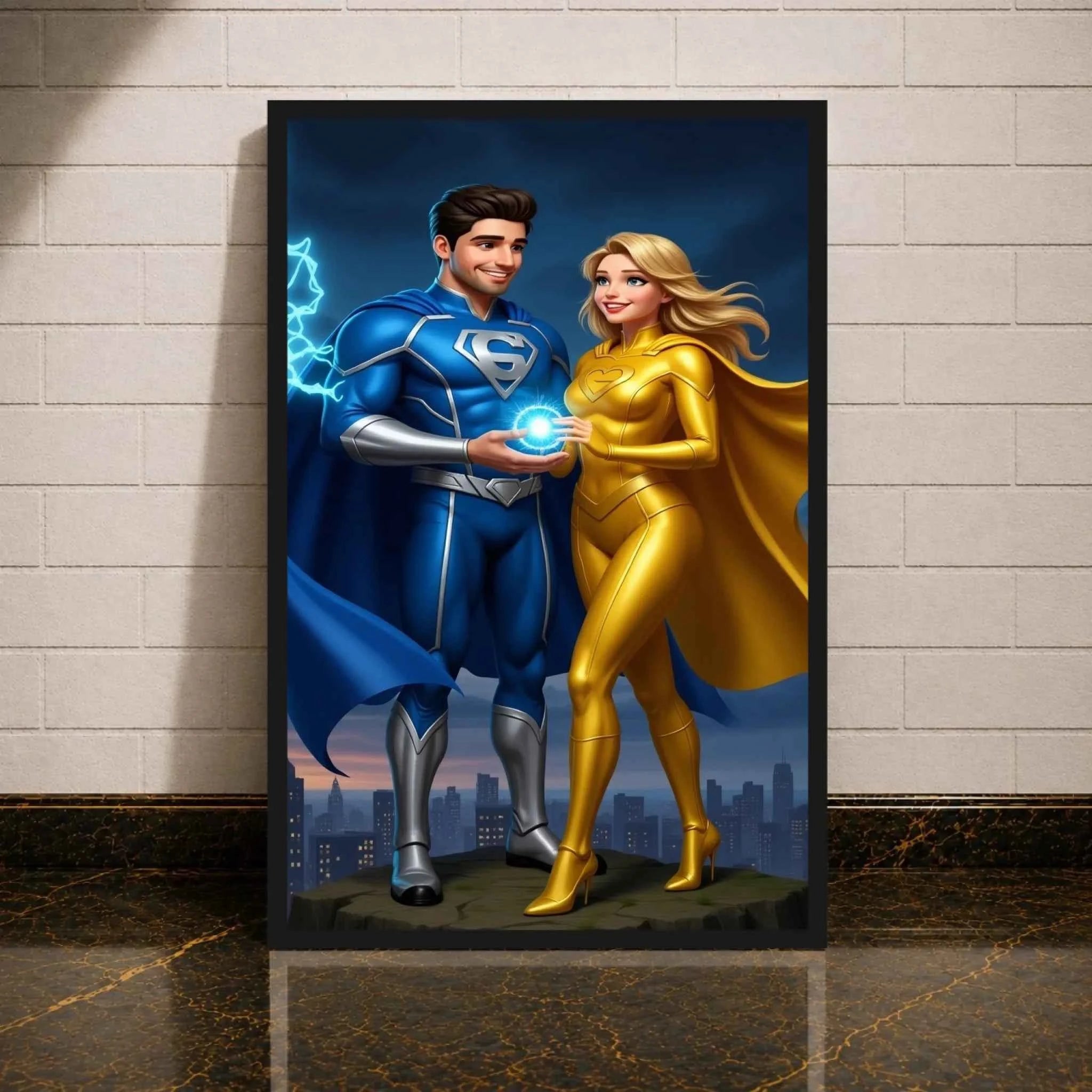 Personalisierte Superhelden Leinwand – Dein individuelles Kunstwerk für mehr Selbstvertrauen