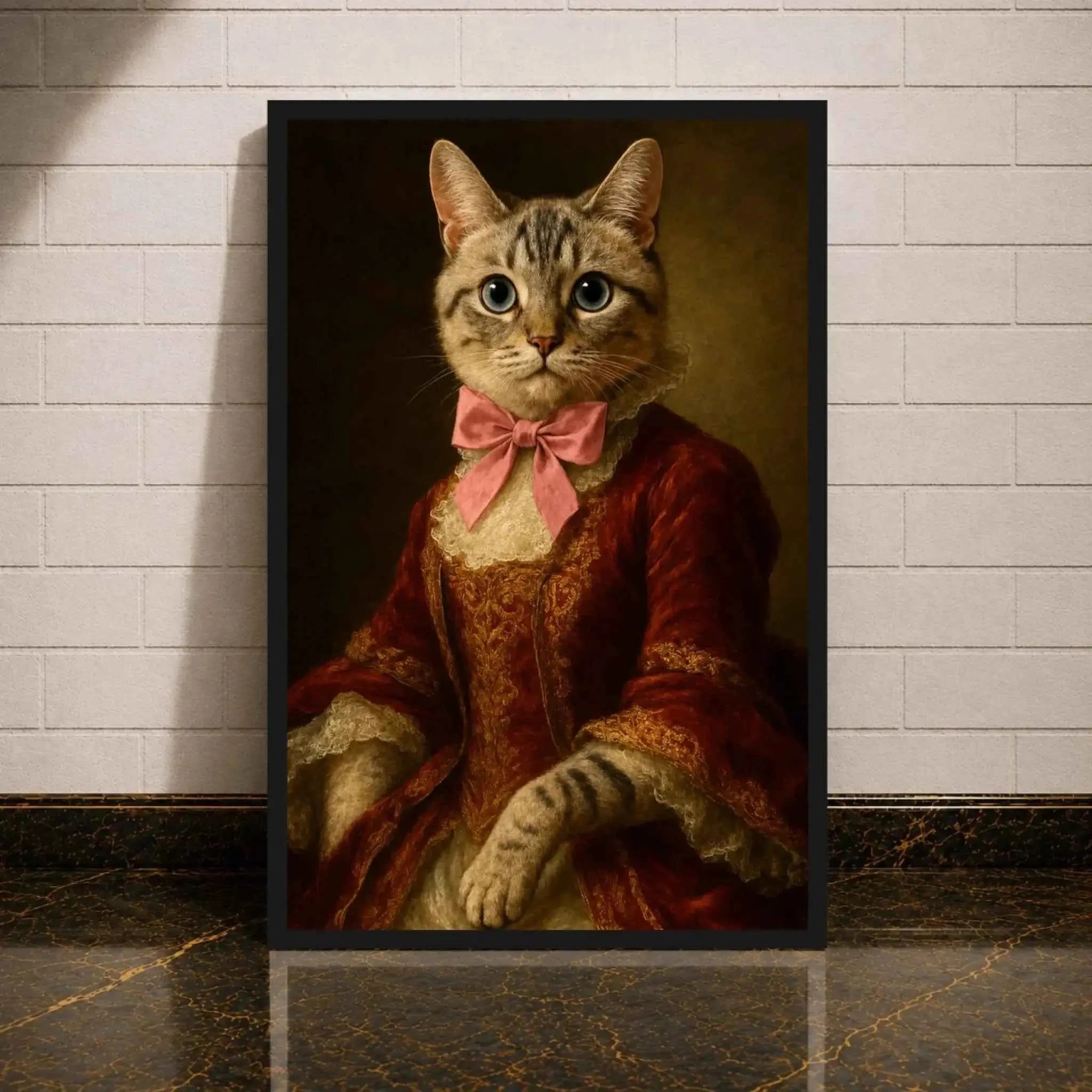 Personalisierte Tierleinwand: Majestätisches Haustier-Portrait für Tierliebhaber