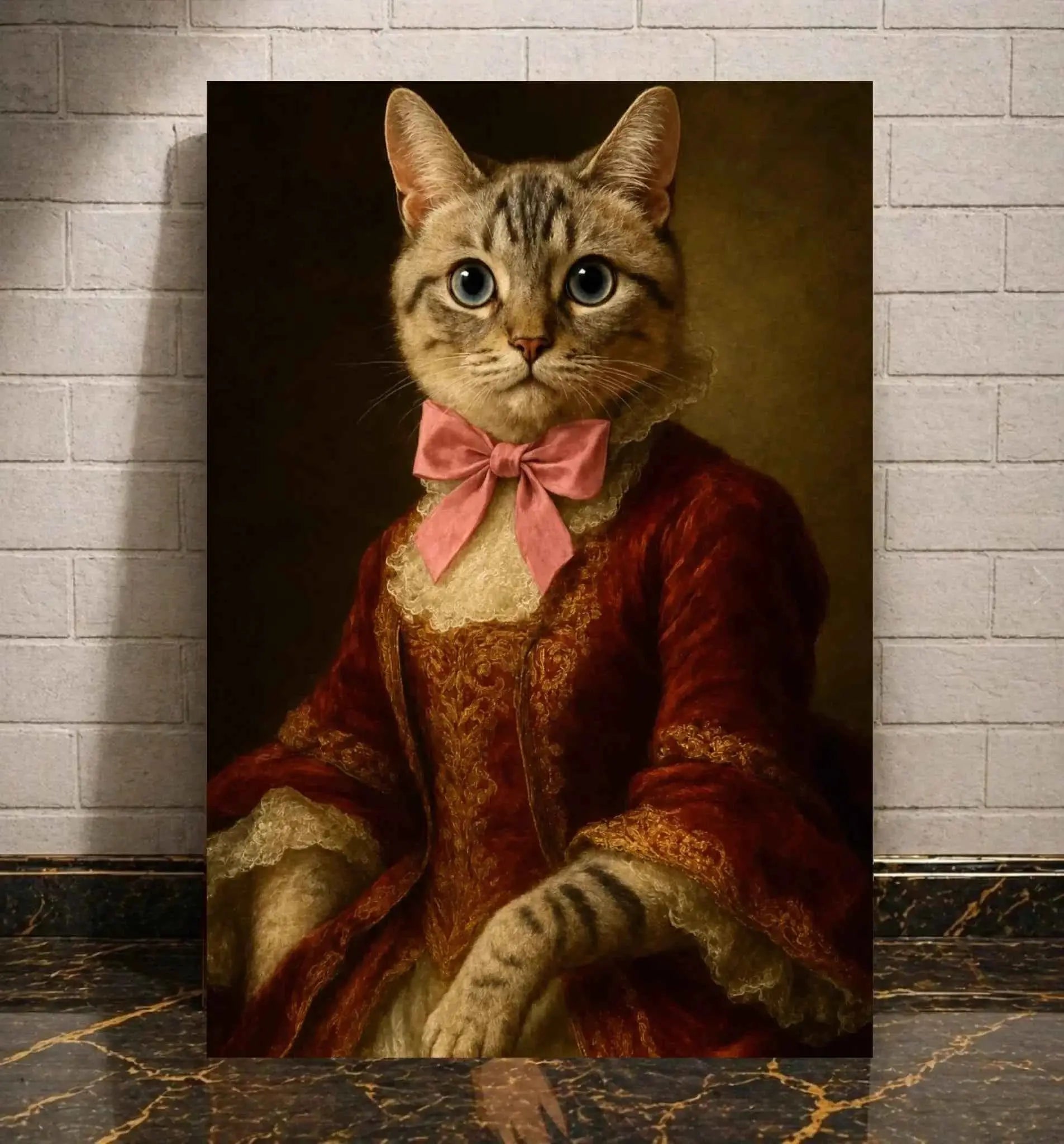 Personalisierte Tierleinwand: Majestätisches Haustier-Portrait für Tierliebhaber