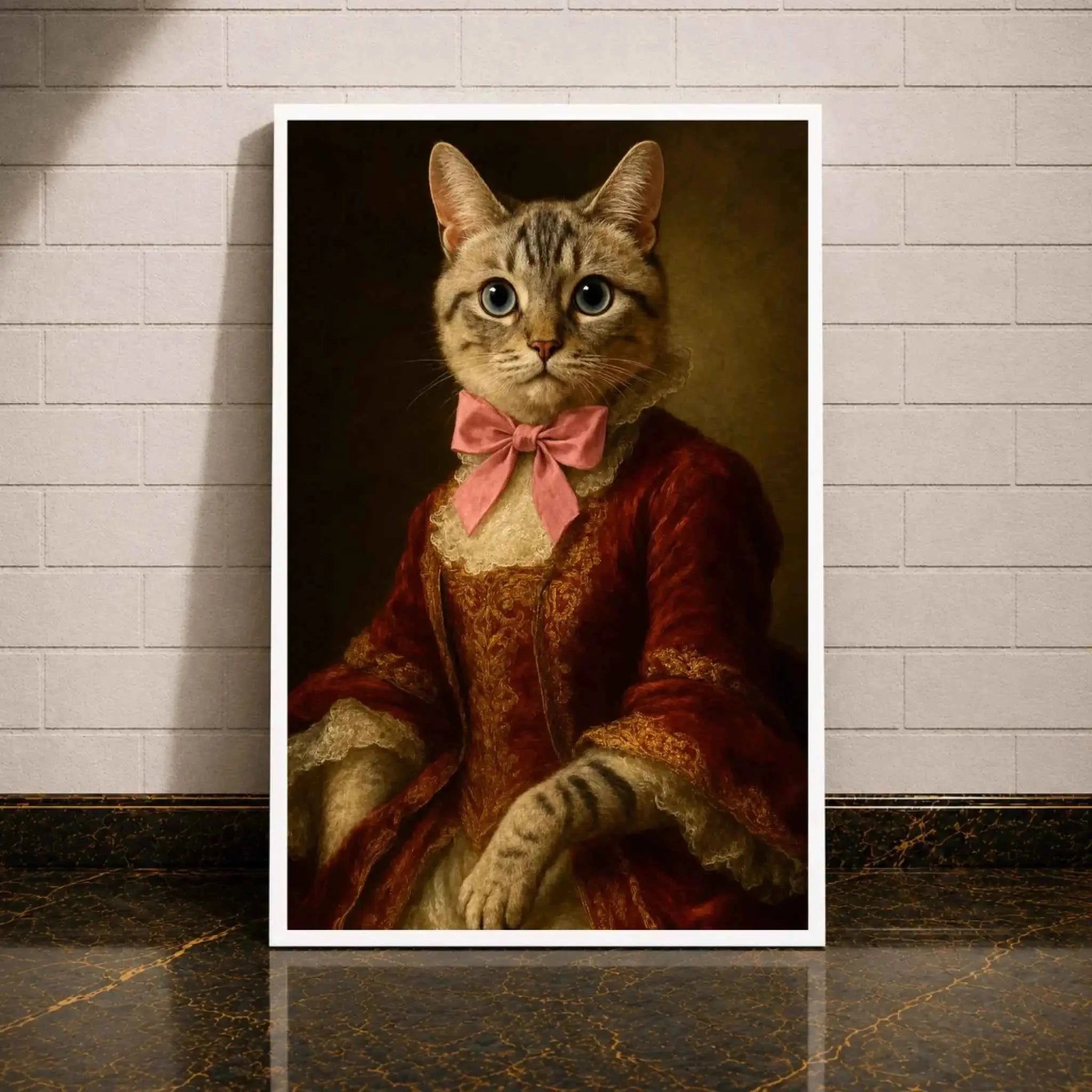 Personalisierte Tierleinwand: Majestätisches Haustier-Portrait für Tierliebhaber