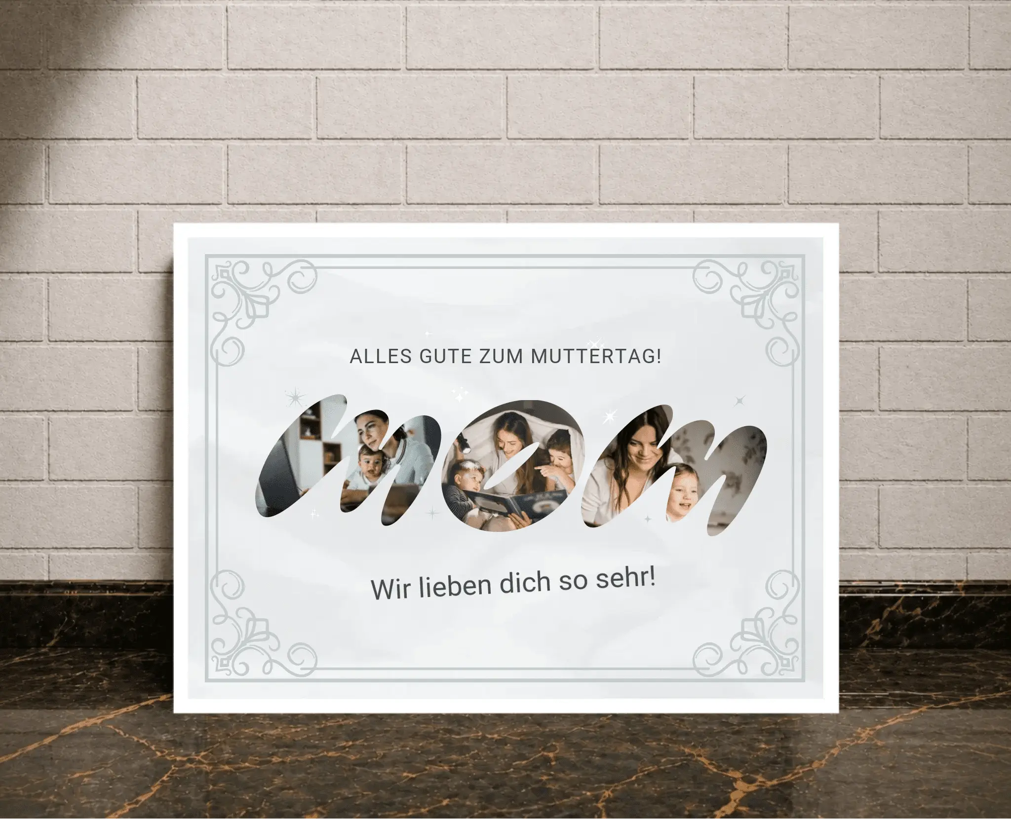 Personalisiertes Poster - Für die beste mom der Welt - liebehier