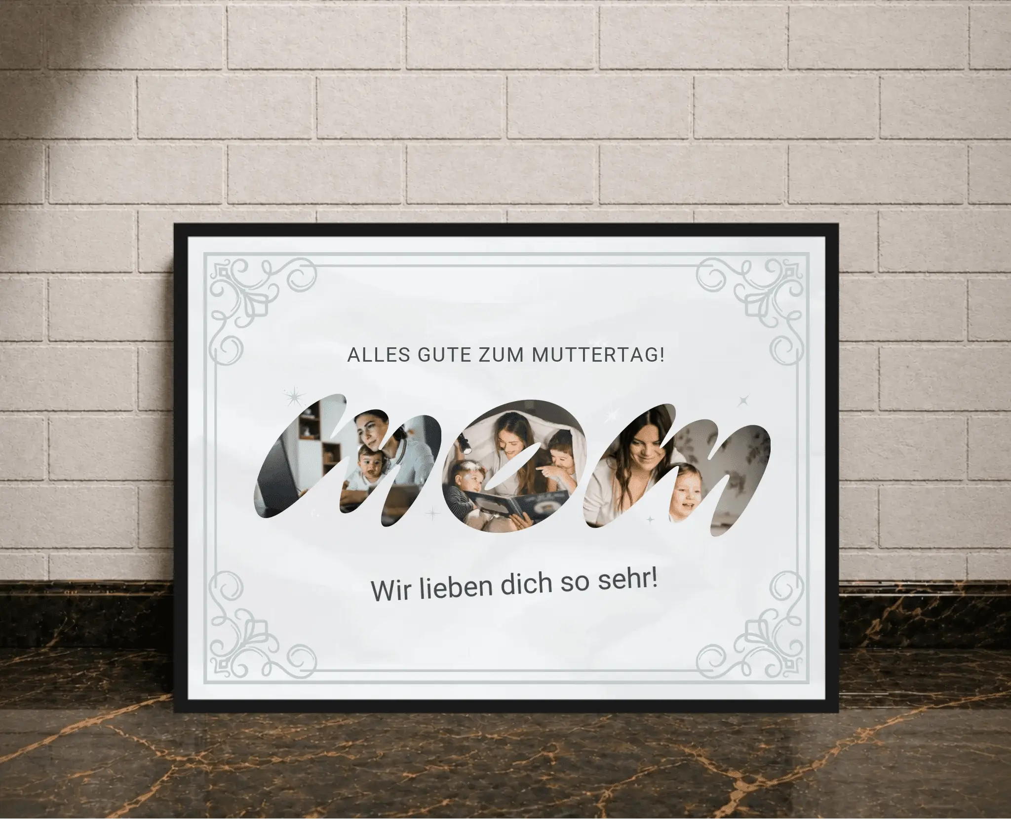 Personalisiertes Poster - Für die beste mom der Welt - liebehier
