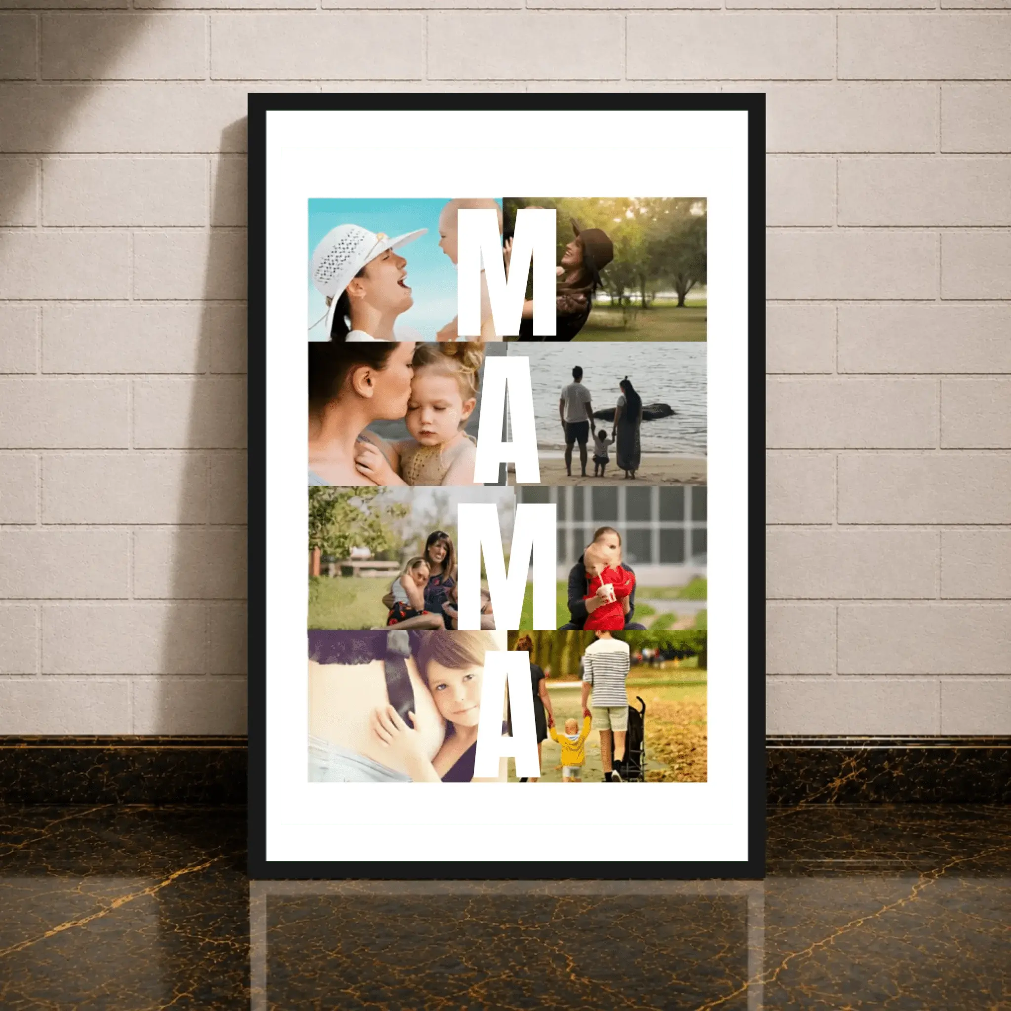 Personalisiertes Poster - Mama - liebehier