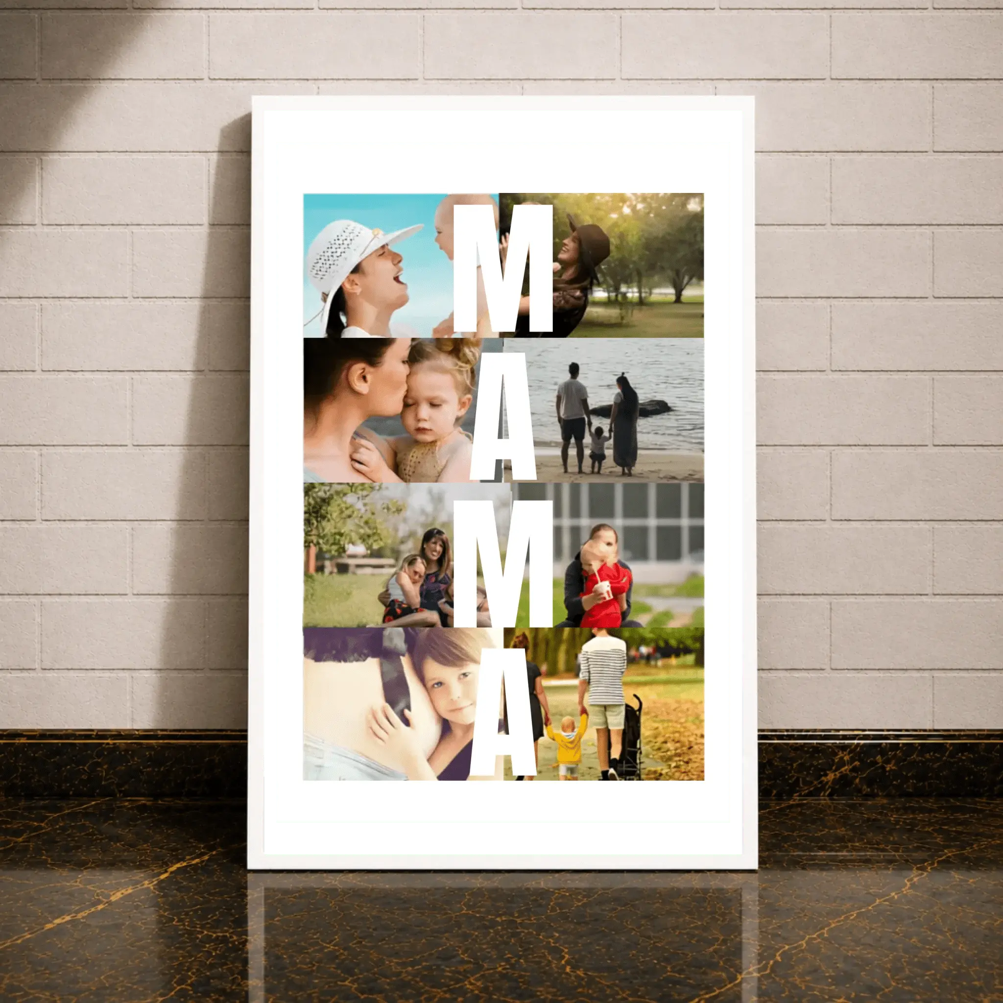 Personalisiertes Poster - Mama - liebehier