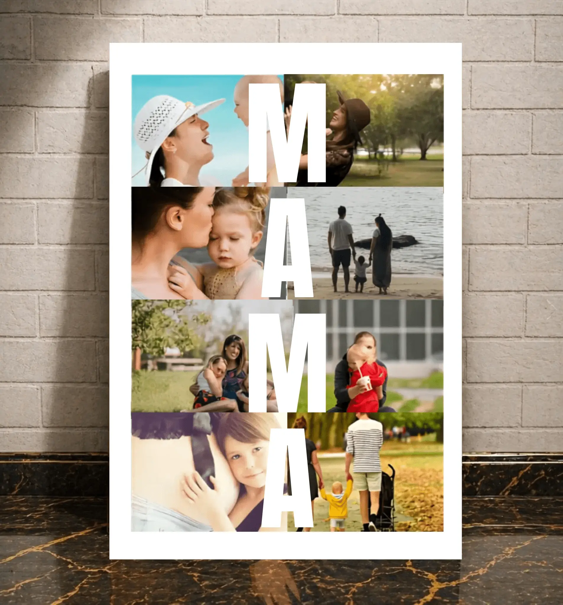 Personalisiertes Poster - Mama - liebehier