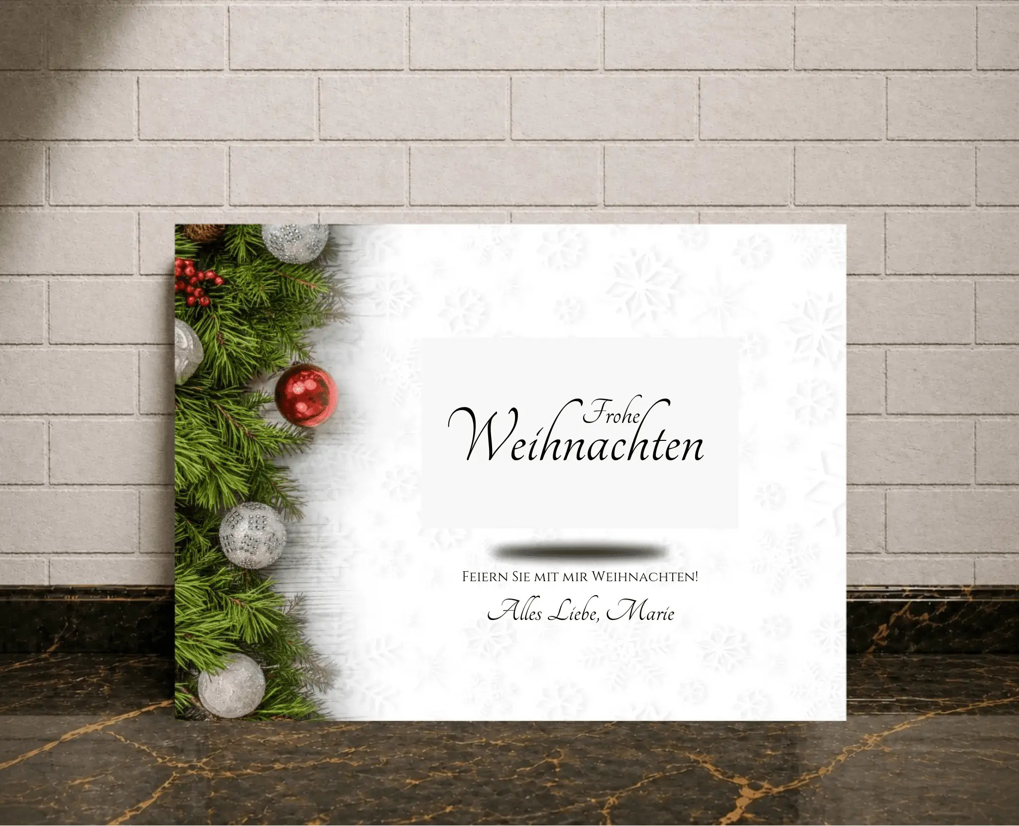 Personalisiertes Poster - Weihnachten - liebehier