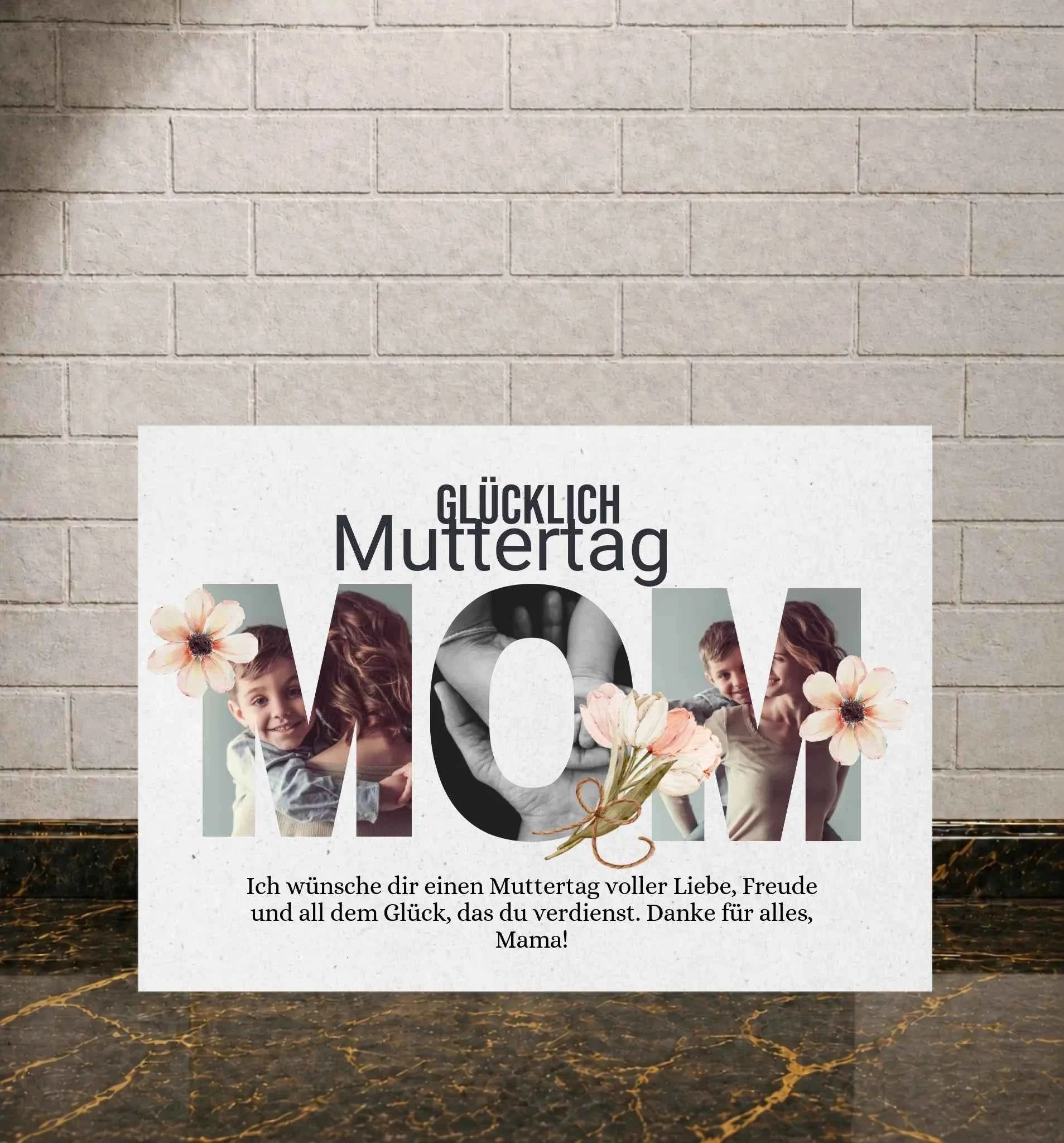 Einzigartiges personalisiertes Muttertagsposter – Ein ganz besonderer Gruß für Mama