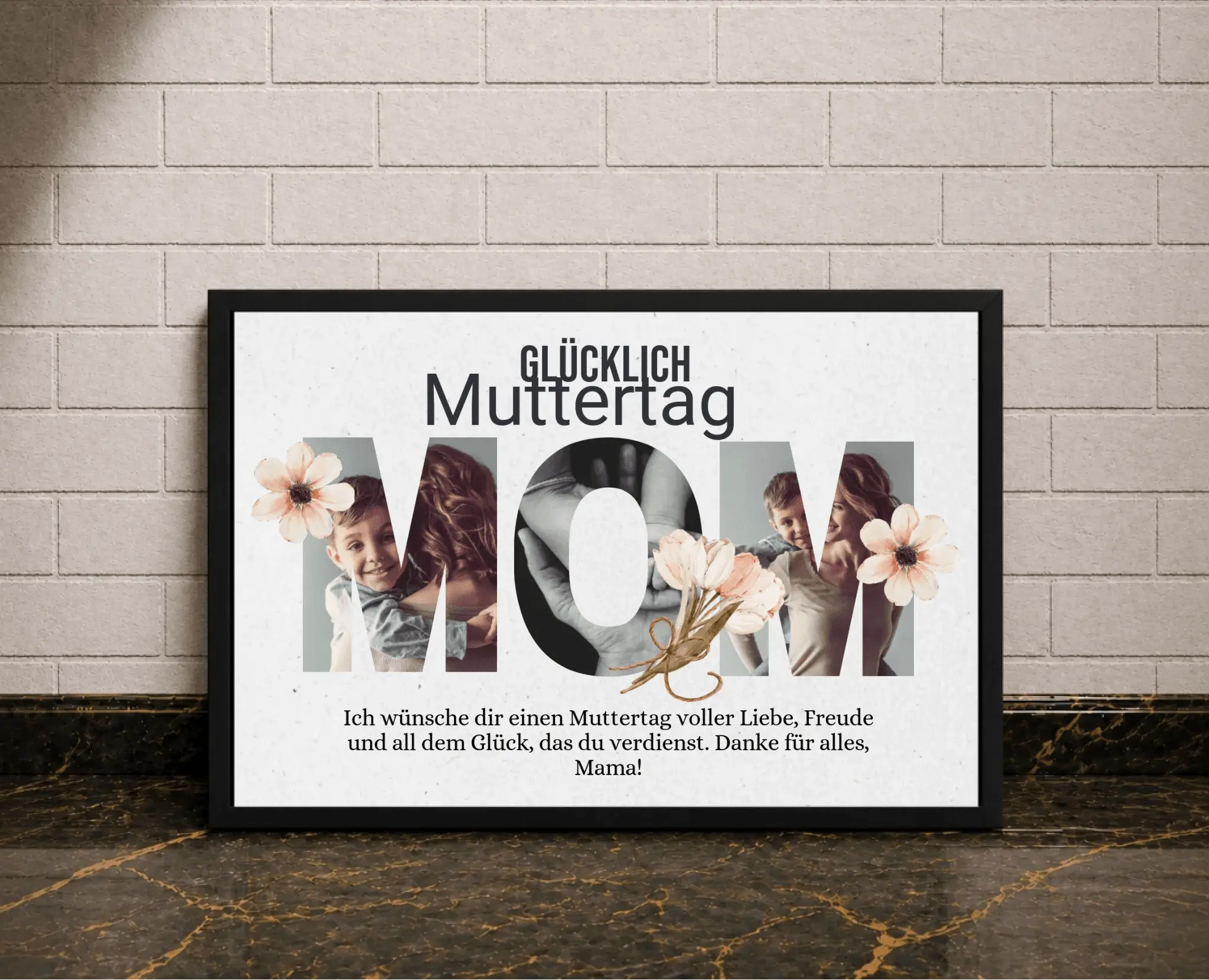 Personalisiertes Poster – Zum Muttertag - liebehier